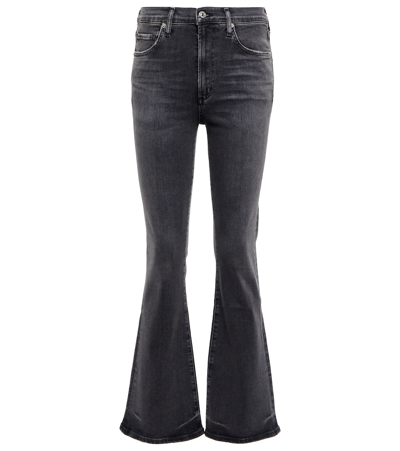Citizen Of Humanity Lilah High Rise Bootcut Jeans In Caviar