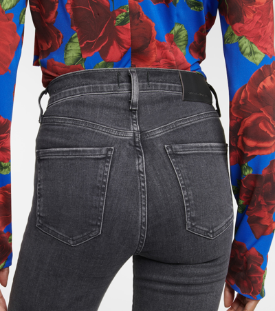 Citizen Of Humanity Lilah High Rise Bootcut Jeans In Caviar