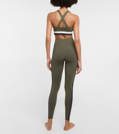 Eres Arjuna Jersey Sports Top In Olive Noire Percale Bdm