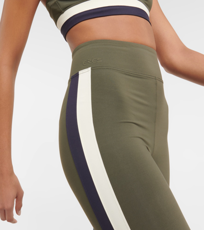 Eres Arjuna Jersey Sports Top In Olive Noire Percale Bdm