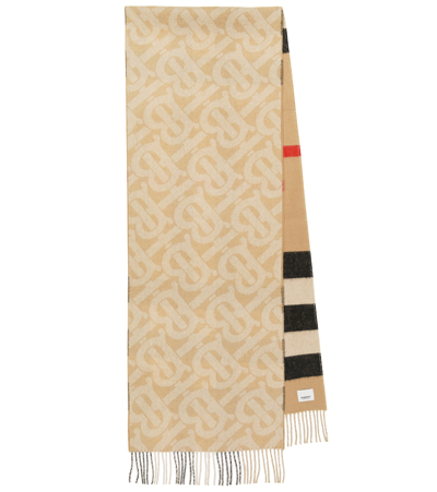 Burberry Reversible Check And Monogram Scarf - Farfetch