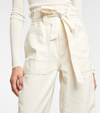 Shop Polo Ralph Lauren Linen And Cotton Jeans In Multi