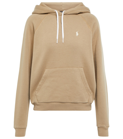 Polo Ralph Lauren Cotton-blend Hoodie In Khaki | ModeSens