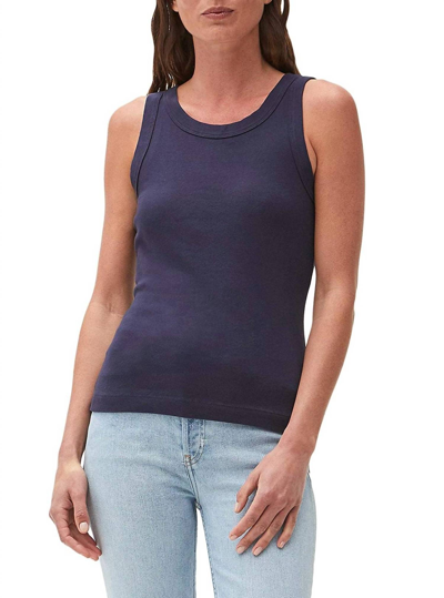 Shop Michael Stars Paloma Tank In Admiral In Blue