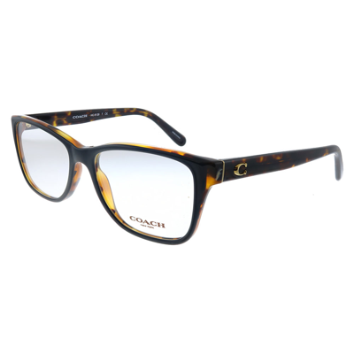 Shop Coach Hc 6129 5446 54mm Womens Rectangle Eyeglasses 54mm In Black