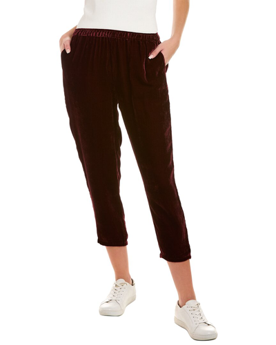 Shop Johnny Was Holiday Silk-blend Pant In Red