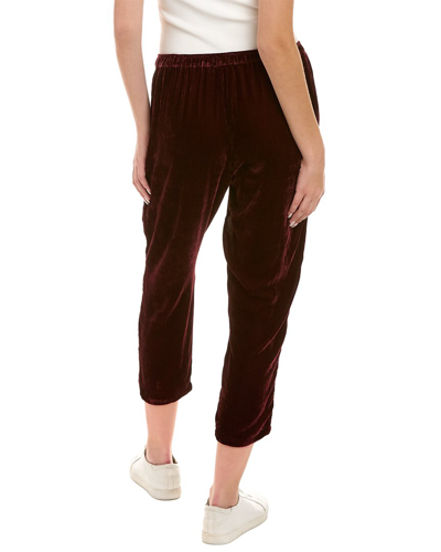 Shop Johnny Was Holiday Silk-blend Pant In Red