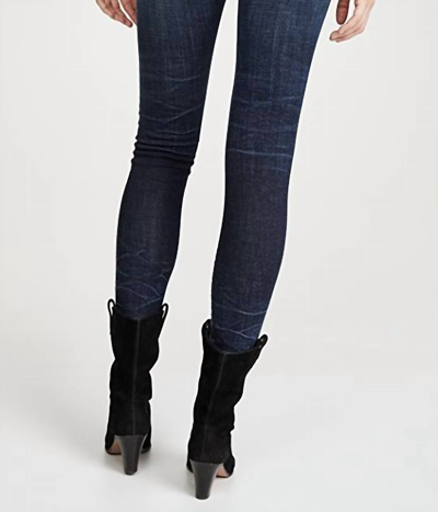 Shop R13 High Rise Skinny Jeans In Howell Indigo In Blue