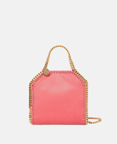 Shop Stella Mccartney Falabella Mini Tote Bag In Bright Pink