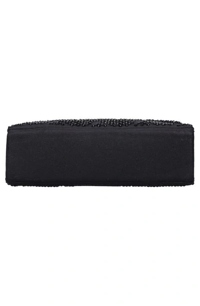 Kurt Geiger Mini Kensington Embellished Fabric Convertible Crossbody Bag In Black