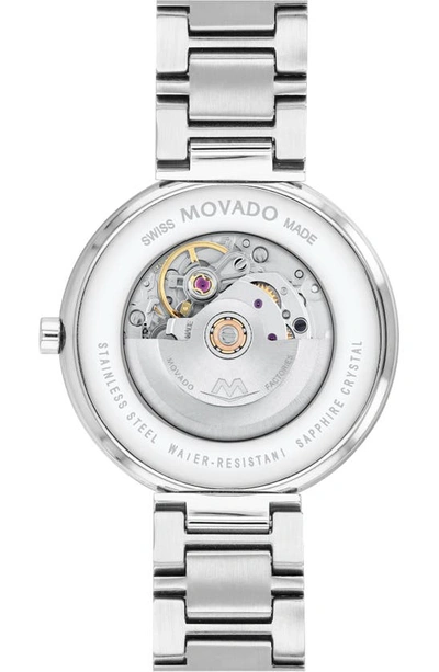 Shop Movado Museum Classic Bracelet Watch, 32mm In Silver/black
