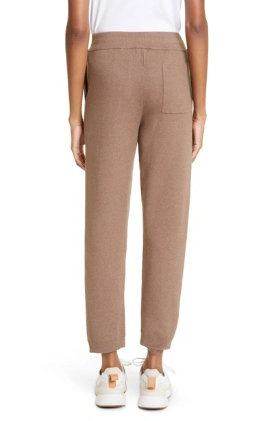 Shop Monrow Supersoft Knit Joggers In Dusty Cocoa