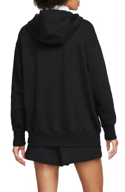 Nike Women's  Sportswear Phoenix Fleece Oversized Full-zip Hoodie In Black