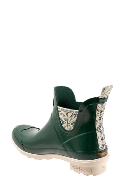 Shop Pendleton Smith Rock Waterproof Wool-lined Chelsea Boot In Green