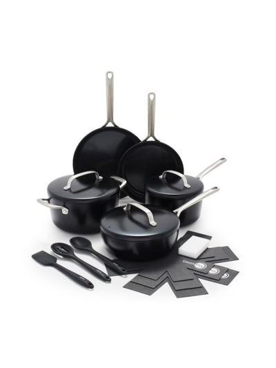 Shop Greenpan Gp5 14-piece Cookware Set In Black