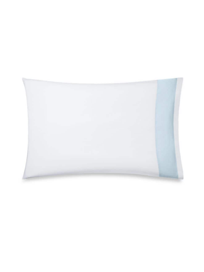 Shop Sferra Casida Pillowcase In White Powder