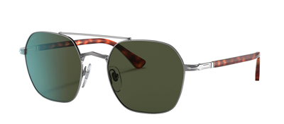Shop Persol Po2483s 513/31 Navigator Sunglasses In Green