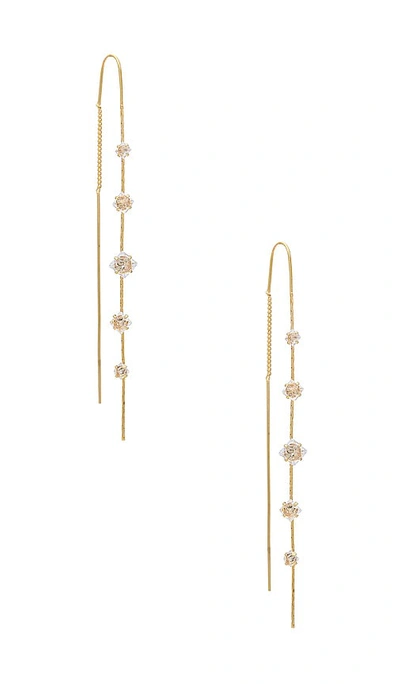 Shop Amber Sceats X Revolve Crystal Drop Earrings In Gold