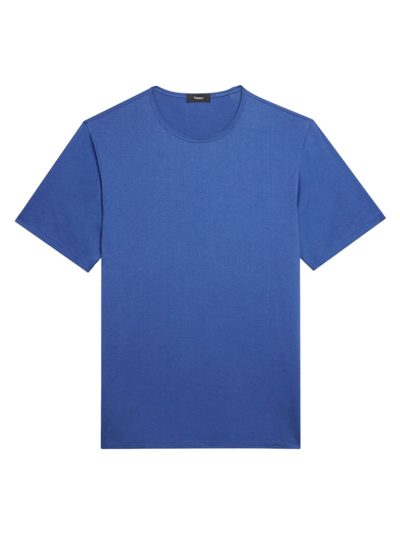 Shop Theory Men's Precise Luxe Cotton T-shirt In Atlantic