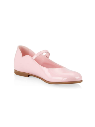 Shop Christian Louboutin Little Girl's & Girl's Melodie Chick Patent Flats In Pink