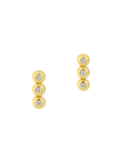 Shop State Property Women's Markeli 18k Yellow Gold & Diamond Drop Earrings