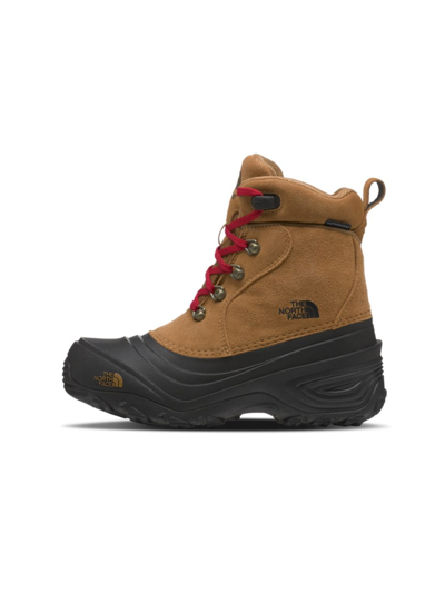 Shop The North Face Little Kid's & Kid's Chilkat Lace Ii Boots In Toasted Brown
