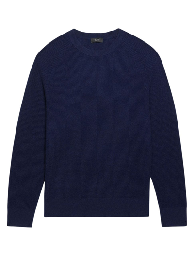 Shop Theory Men's Toby Crewneck Sweater In Light Baltic