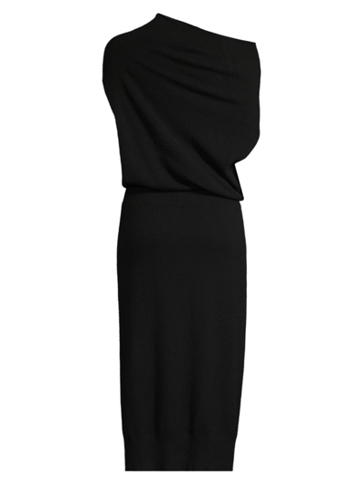 Shop Brochu Walker Women's Lori Cashmere Midi-dress In Black