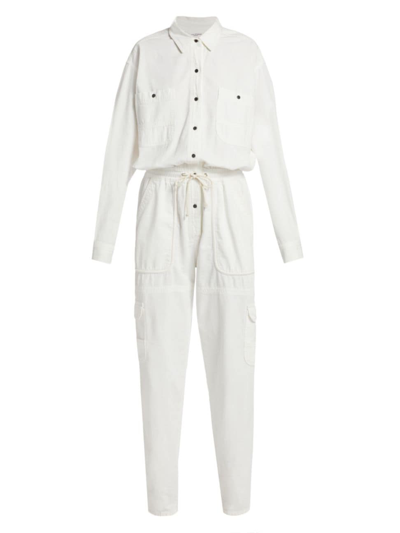 Shop Isabel Marant Étoile Women's Veado Jumpsuit In White
