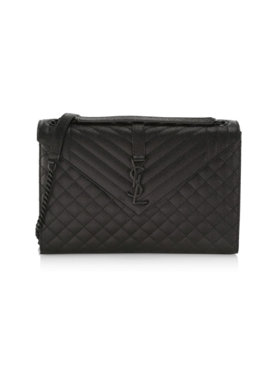 Yves Saint Laurent, Bags, Authentic Ysl Large Envelope Bag In Noir