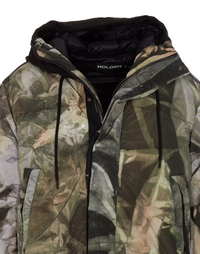 Shop Holden Fowler Down Jacket In Multicolor