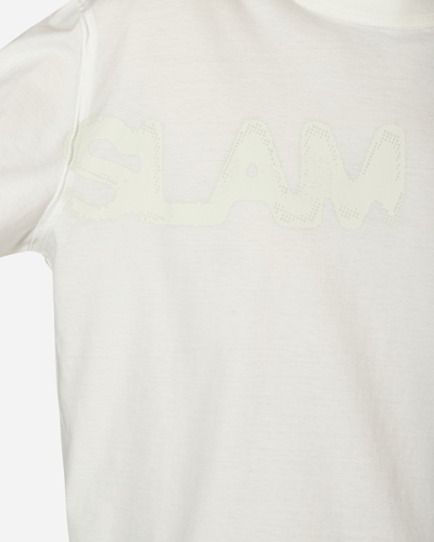 Shop Slam Jam Raw Cut Longsleeve T-shirt In White