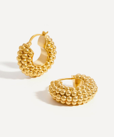 Shop Missoma 18ct Gold-plated Baya Hoop Earrings