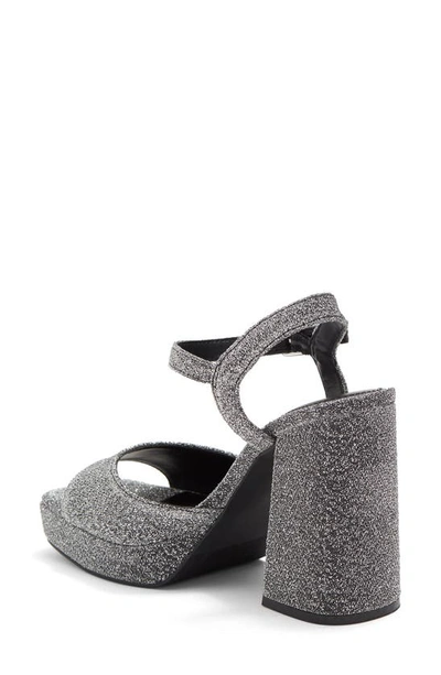 Shop Abound Lucia Platform Sandal In Silver - Black