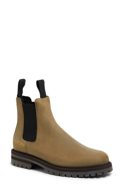 Shop Common Projects Chelsea Boot In Medium Brown