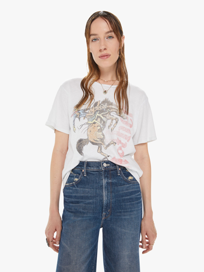 Shop Mother The Rowdy Pack A Day Tee Shirt In White