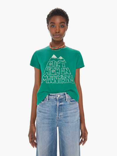Shop Mother The Lil Sinful Get High On Mountains Sweater In Green