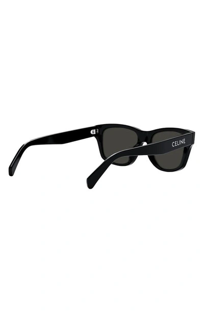 Celine Rectangular Sunglasses In Black
