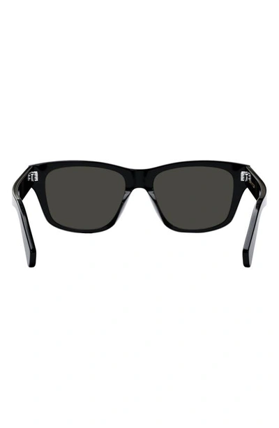 Celine Rectangular Sunglasses In Black