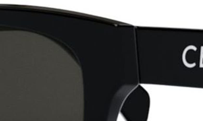 Celine Rectangular Sunglasses In Black