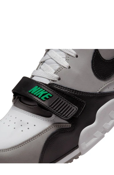 Shop Nike Air Trainer 1 Sneaker In White/ Medium Grey/ Black