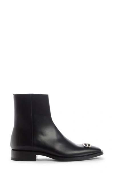 Shop Balenciaga Rim Bb Icon Boot In Black/ Nikel