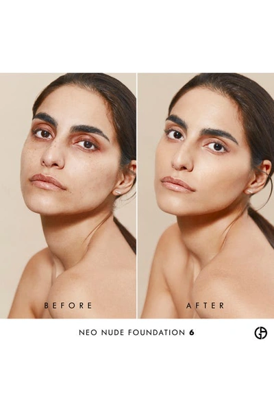 Shop Giorgio Armani Neo Nude True-to-skin Natural Glow Foundation In 06 - Medium/warm Undertone