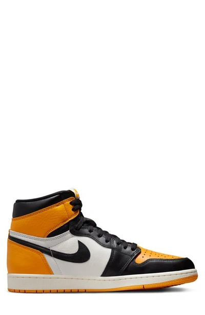 Shop Jordan Nike  Air  1 Retro High Top Sneaker In Taxi/ Black/ Sail