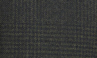 Shop Balenciaga Hourglass Check Double Breasted Wool Blazer In Khaki/ Black