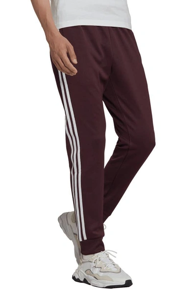 Adidas Originals Adicolor Classics Superstar Track Pants In Maroon/white |  ModeSens
