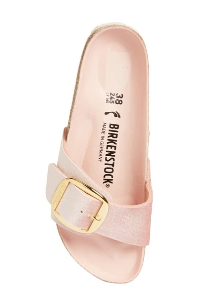 Shop Birkenstock Madrid Big Buckle Slide Sandal In Light Rose