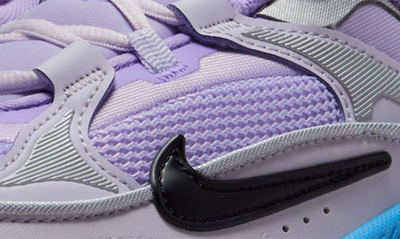 Shop Nike Air Max Bliss Sneaker In Lilac/ Black/ Grape/ Blue