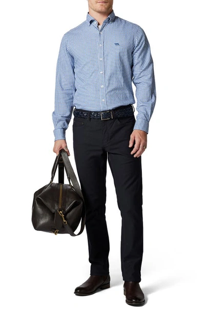 Rodd & Gunn Sports Fit Gingham Button-down Oxford Shirt In Sea Blue