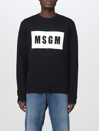 Msgm Sweatshirt  Men Color Black In Black